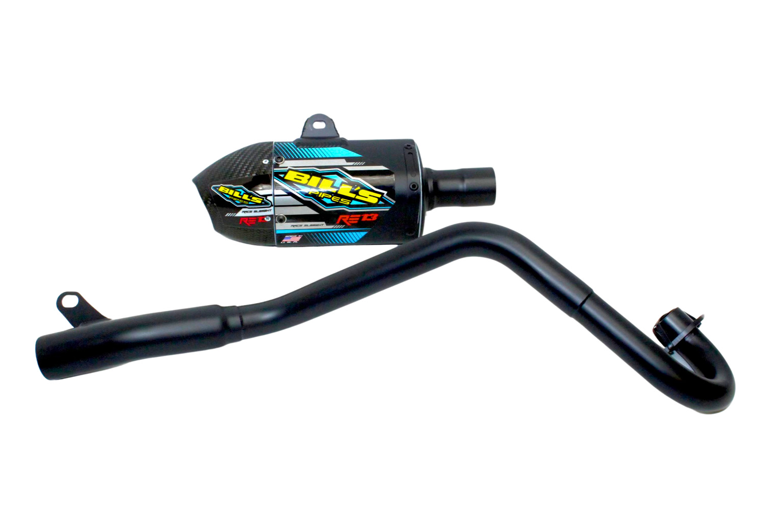 RE-13 KLX 110L 2016-2025 Big Bore Full System - Black Out