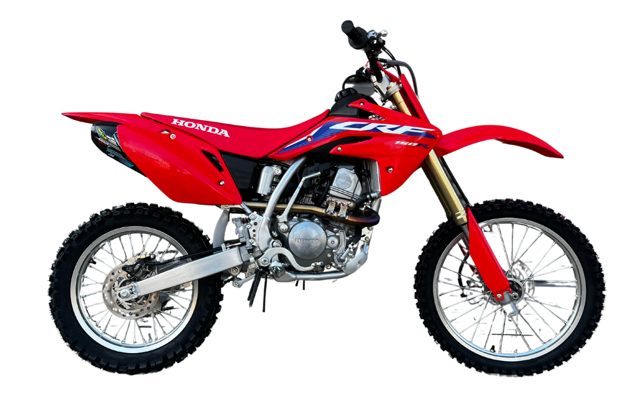 RE-13 Honda CRF 150R 2007-2025 Full System - Black Out Muffler