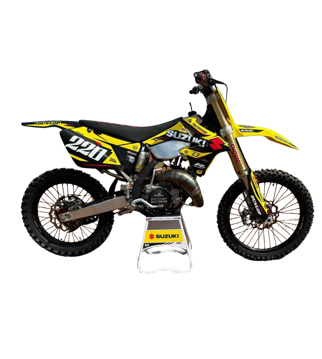 Suzuki RM 125 2003-2007 Cone Look Pipe