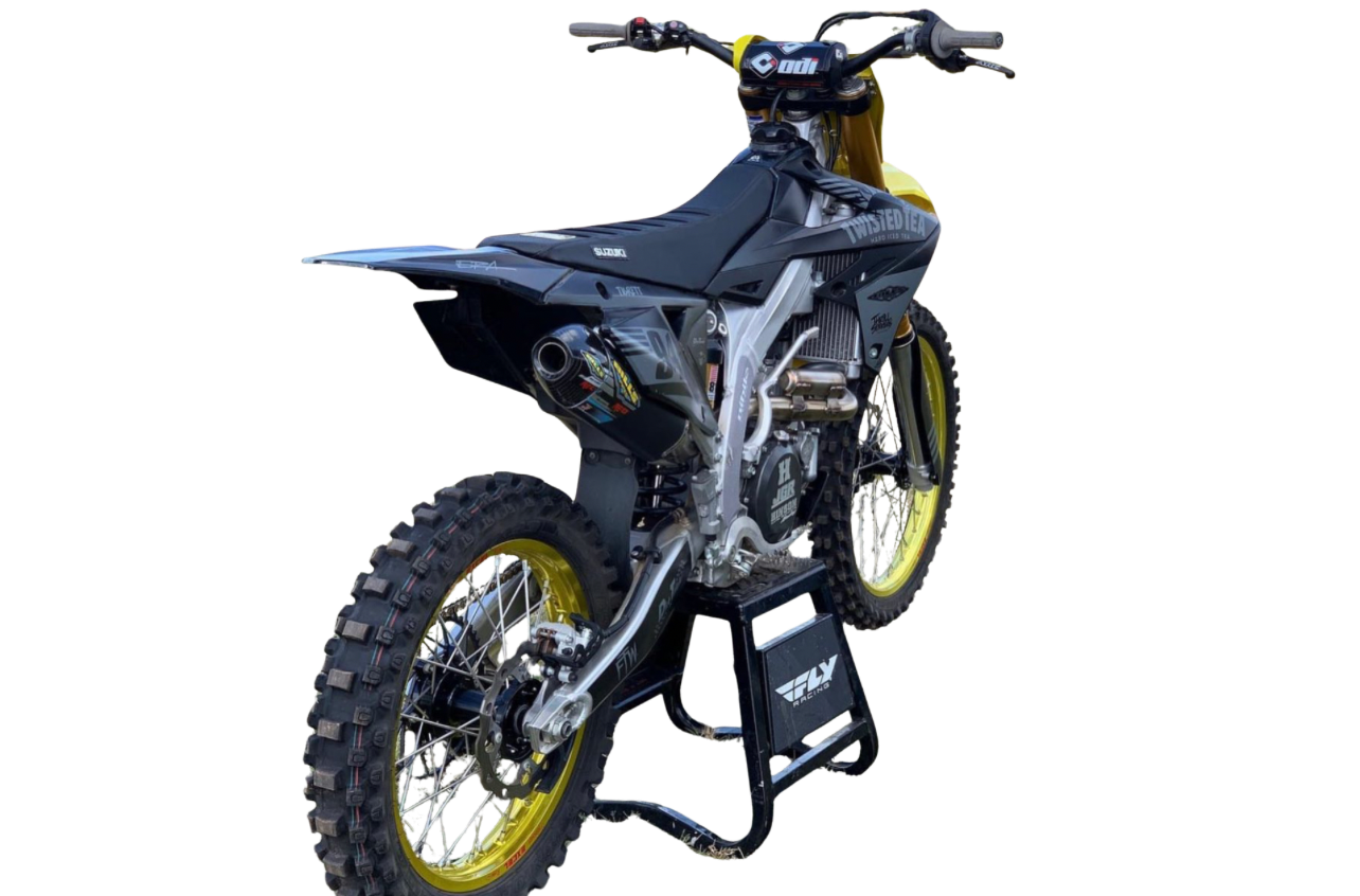 RE-13 Suzuki RM-Z 450 2014-2017 Full System - Black Out Muffler