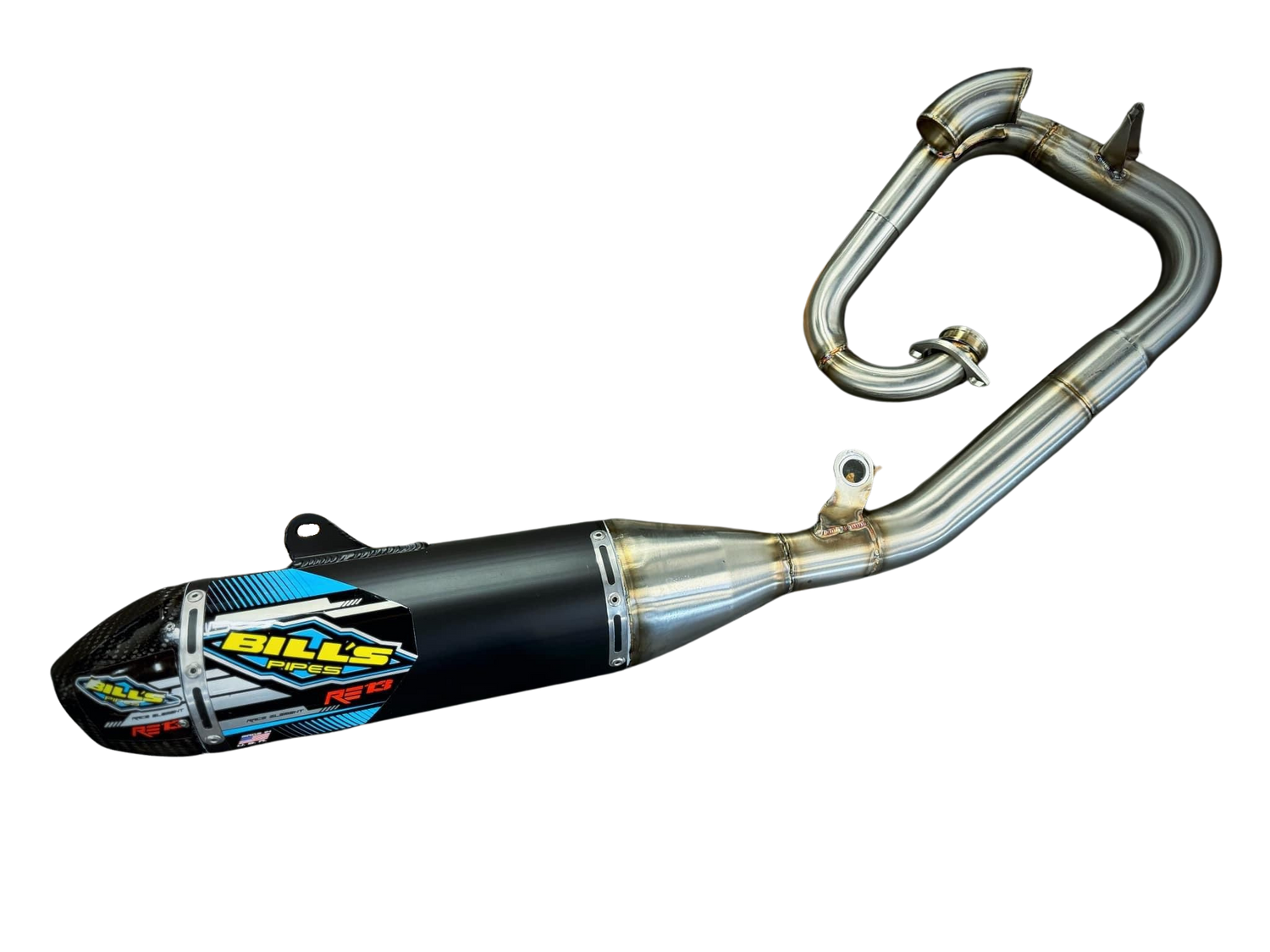 RE-13 Yamaha YZ 250F 2019-2025 Full System - Black Out Muffler