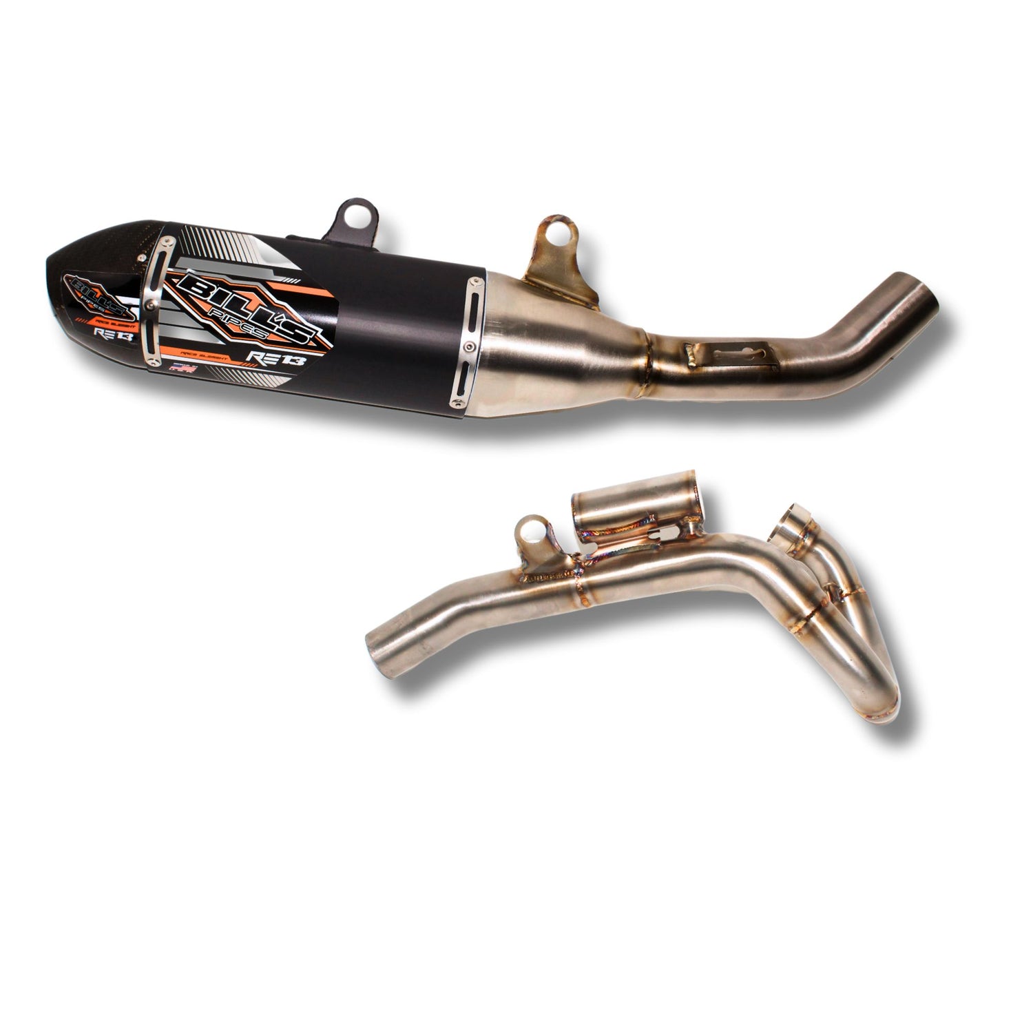 RE-13 Muffler Decal Set - Orange