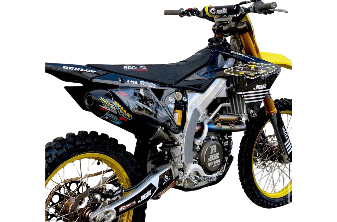 RE-13 Suzuki RM-Z 450 2014-2017 Full System - Black Out Muffler